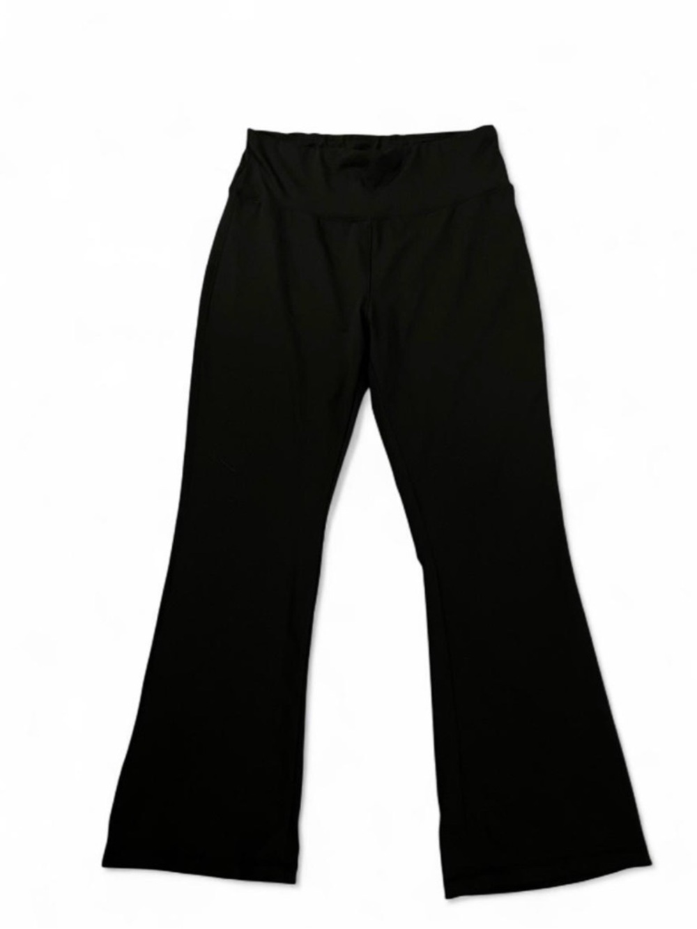 Black Women's Flared Leggings - Comfort Waistband